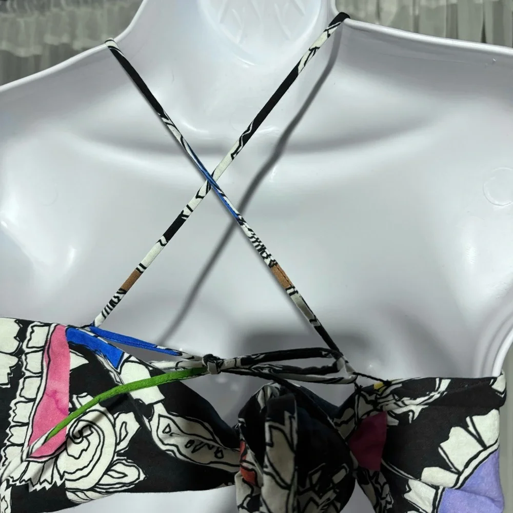 Mara Hoffman Laila Paisley Cut Out Organic Cotton Maxi Dress Size L - Picture 8 of 16